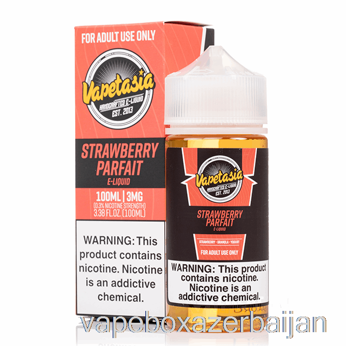 Vape Azerbaijan Strawberry Parfait - Vapetasia - 100mL 3mg